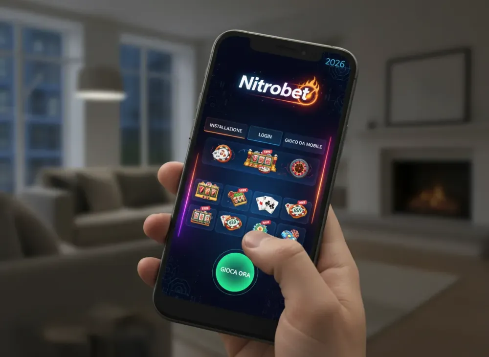 Nitrobet app 2026 – installazione, login e gioco da mobile