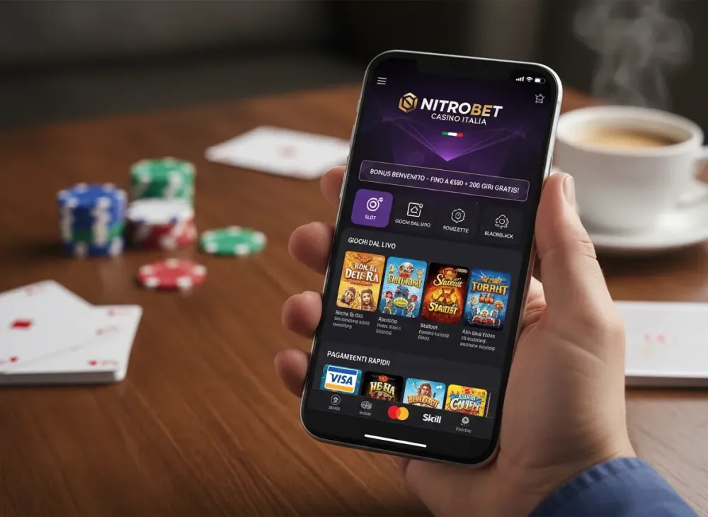 Nitrobet Casino Italia – slot, giochi dal vivo, bonus e pagamenti